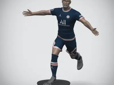 Neymar JR 3D Printable 2 3D print model