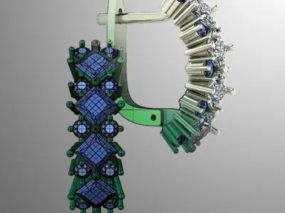 Earrings n 22 3D print model