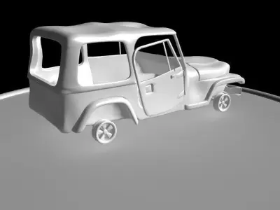 Jeep Wreck 3D model
