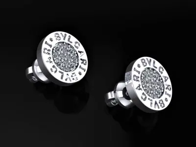 Bvlgari Earring 3D print model