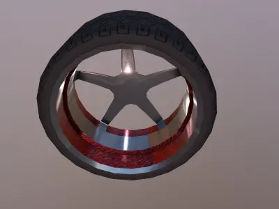 Tire Sport 2 Free low-poly 3D model