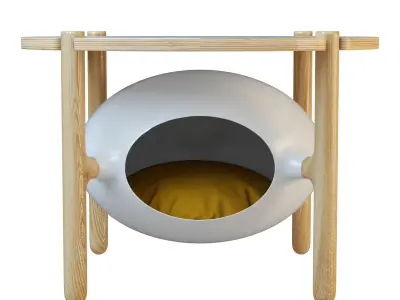  Igloo Table Cat Home 3D model