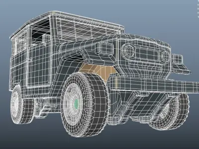Matchbox toy car anaconda 3D model
