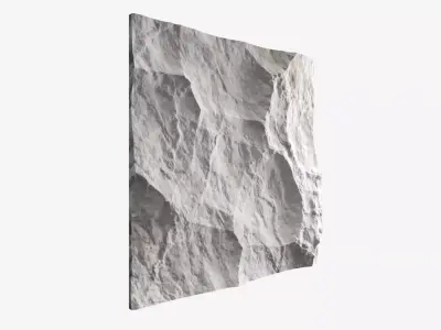 245-RockPanel piece of rock on wall 3D model