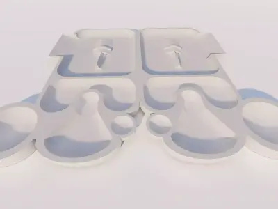 Skatepark-Skate Park PACK 3D model