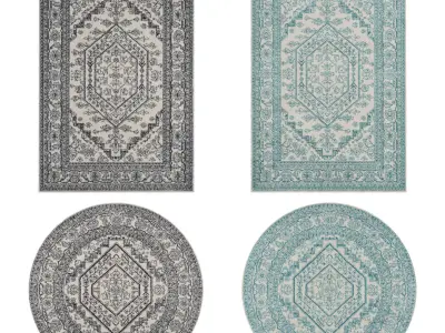 16 in 1 Rug Collection No 18 Low-poly 3D model