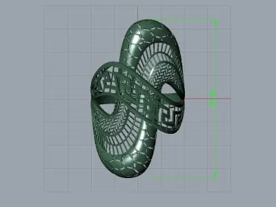 TORTURIL RING 3D print model