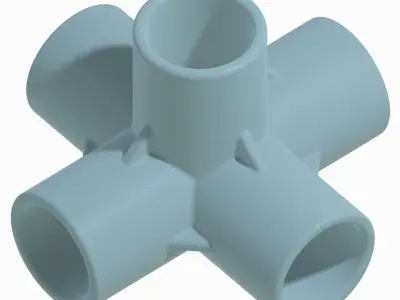 PVC 5 Way Fitting Pack 3D print model