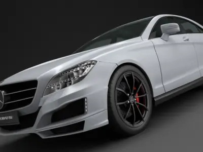 Mercedes Benz CLS 2012 Brabus 2 3D model