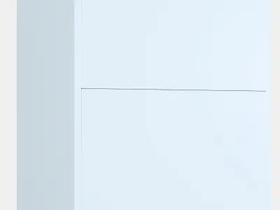 TROTTEN Cabinet with sliding doors Low-poly 3D model