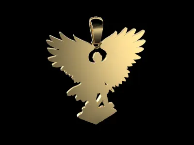 St Michael Gold N1267 3D print model