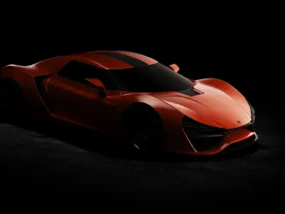 Trion Nemesis 2016 Supercar  3D model