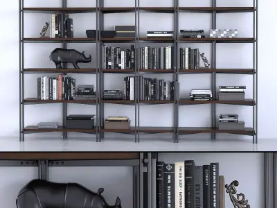 Cattelan Italia Bookcase Hudson 3D model