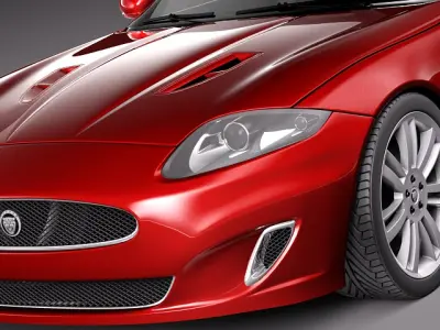 Jaguar XKR 2012 3D model