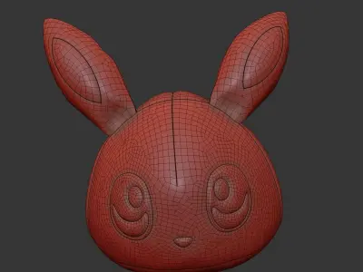 eevee pokemon kids 3D model