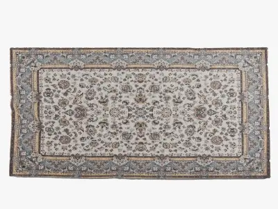 Turkish Vintage Carpet 05  3D model