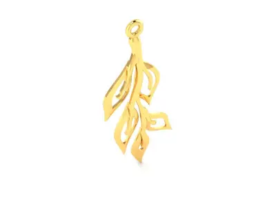 Solitaire Women Pendants 3dm STL OBJ FBX Render Details 3D print model 6