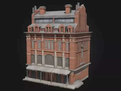 The Industrial Warehouse  Grit and Function in a Massive Shell 3D model