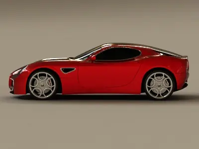 Alfa Romeo 8C 3D model
