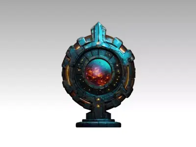 Portal - Stargate Collection 1 Low-poly 3D model