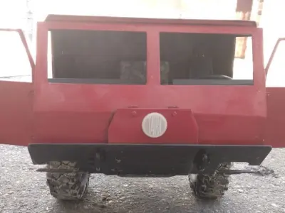 3D Print Scale Crawler 1 10 Truck militar 3D print model