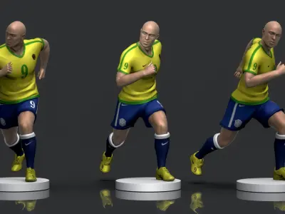  Ronaldo Nazario 3D Printable 2 3D print model