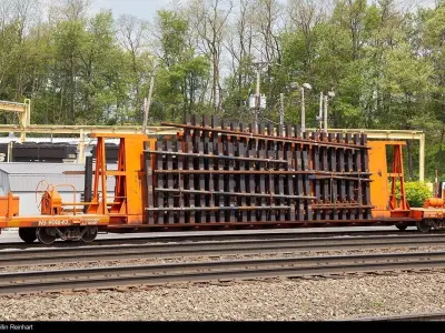 HO Transco Railway Products A-Frame Track Panel Turnout Car 3D print model