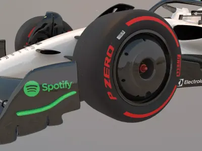 Formula one F1 3D model