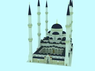 Istanbul New Grand Mosque 3D model