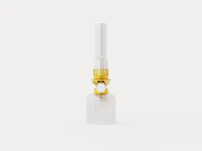 Koholmen Kerosene lamp - Clear Low-poly 3D model