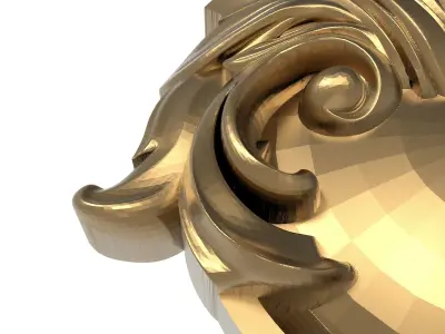  decorative pattern ready for 3D printing 3D model 187
