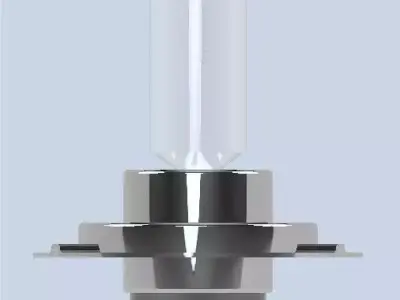 Light bulb H7 24V - PX26d 3D model