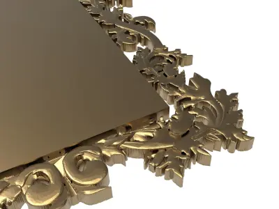 Carved Picture Frame 3D model 35