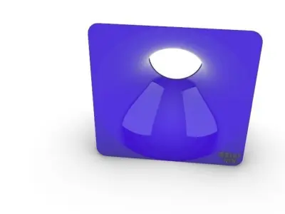 Voca de pato audio speak Free low-poly 3D model