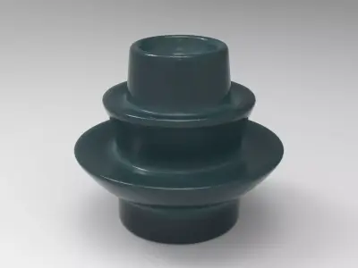 Milo Candleholder Low-poly 3D model
