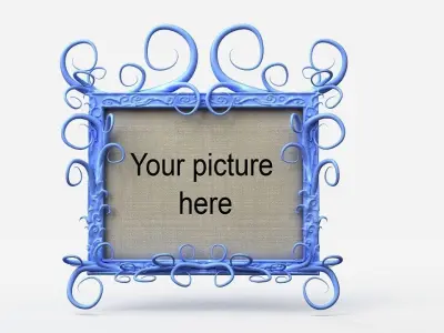 Wind picture frame 3D model