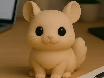 Chinchilla - Kawaii Animals Collection 3D print model