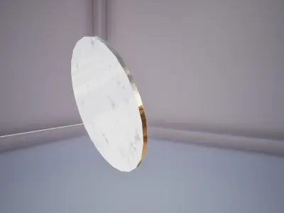 Realistic Old Clock Low-poly 3D model