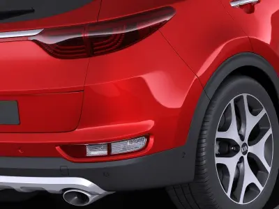 KIA Sportage 2017 3D model