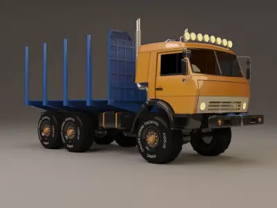 KAMAZ TRUCK 3D model