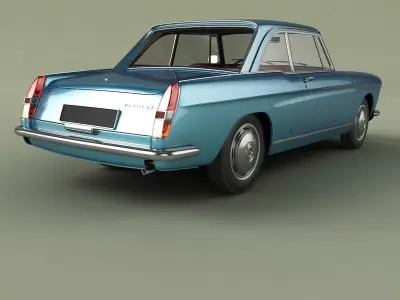 Peugeot 404 Coupe 3D model