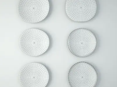 Tribal Wood Decor 3 3D model