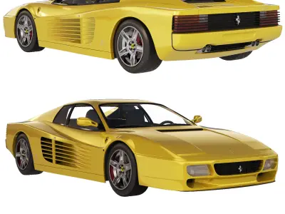 Ferrari 512TR 1991 3D model
