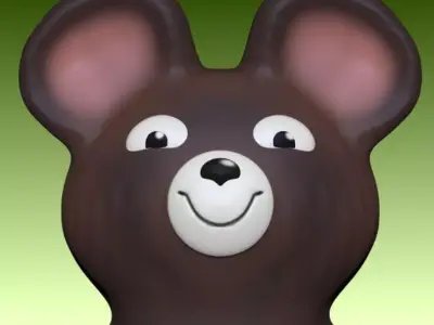 Misha the Bear Free 3D print model