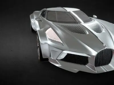 Bugatti model 3D print model