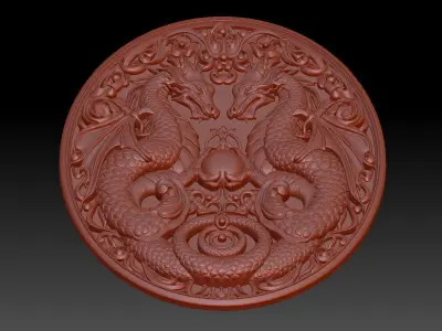 Dragon 3D print model