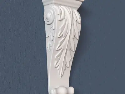 Decorative Corbel 3D model 3