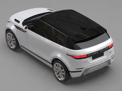 Range Rover Evoque 2020 no Interior 3D model