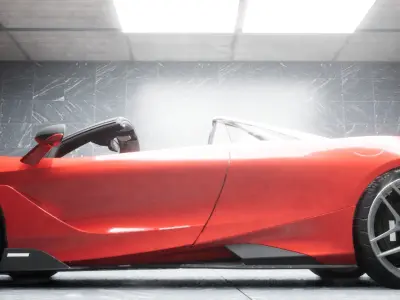 Mclaren Spider car 3D model