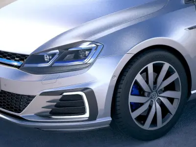Volkswagen Golf GTE 2017 3D model